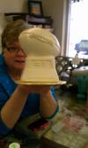 White Chocolate Football trophy